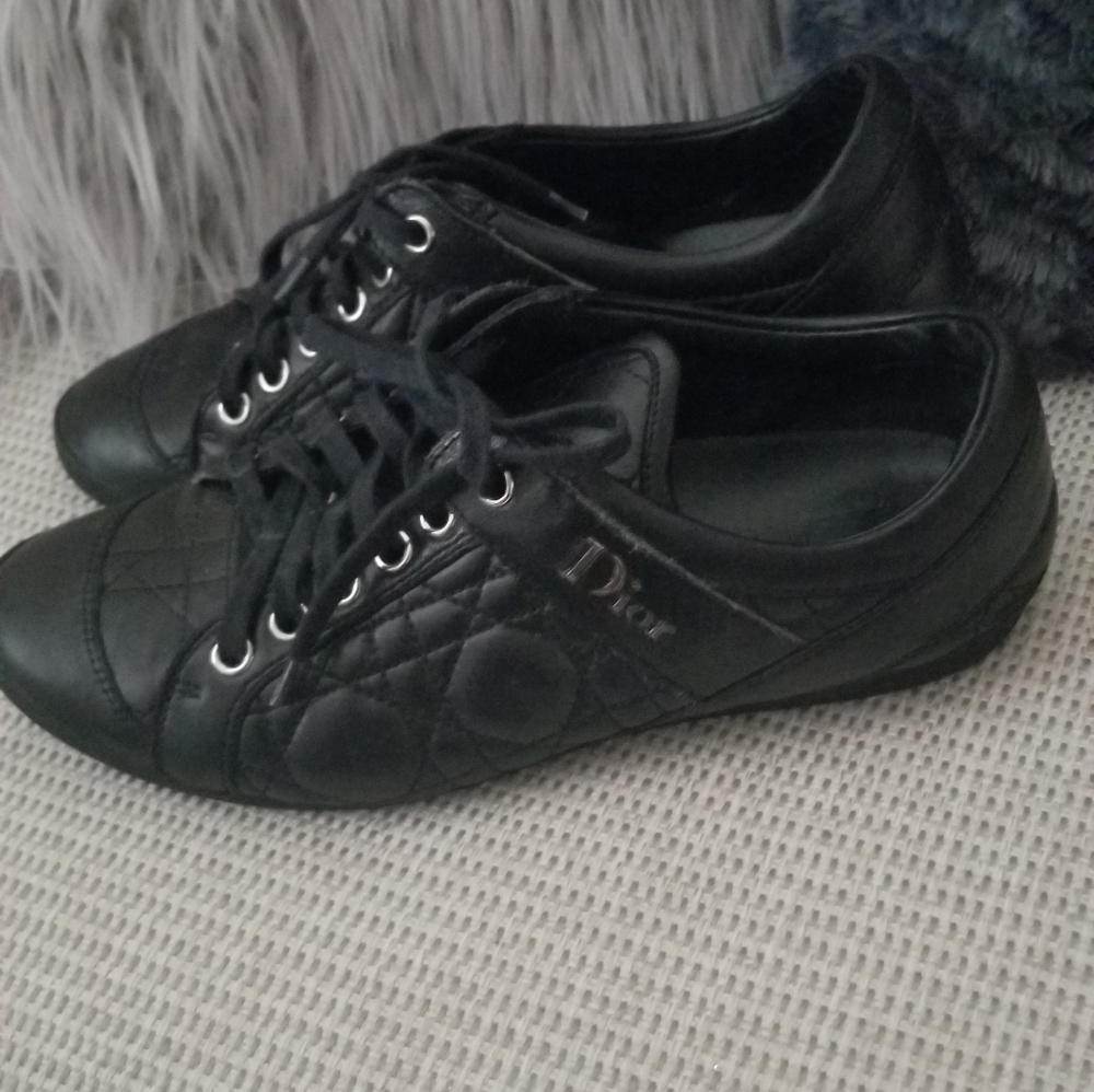 Black sneakers DIOR   36 1/2